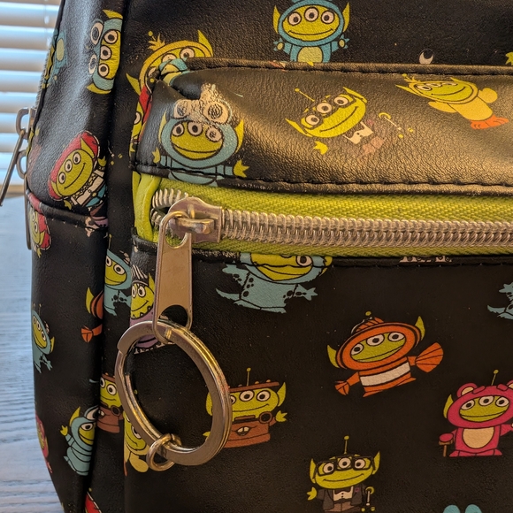 Loungefly Disney Pixar Alien Mixup Mini Backpack - Picture 3 of 9